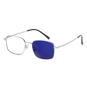 Lunettes de vue photochromiques unisexes en métal, <span class=keywords><strong>anti</strong></span>-<span class=keywords><strong>reflet</strong></span>, avec verres photochromiques <span class=keywords><strong>anti</strong></span>-lumière bleue, monture solide - Product Image 3