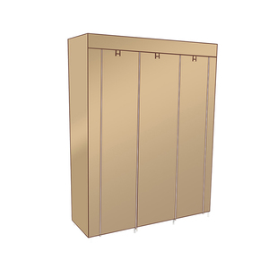 <span class=keywords><strong>Pequeño</strong></span> organizador de perchas <span class=keywords><strong>multiusos</strong></span> <span class=keywords><strong>armario</strong></span> de dormitorio de estudiante <span class=keywords><strong>armario</strong></span> portátil estante de ropa <span class=keywords><strong>armario</strong></span> para ropa - Product Image 3
