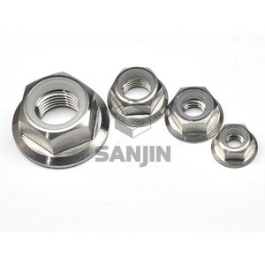 น็อตล็อคหัวแบนชุบนิกเกิลความแข็งแรงสูง OEM พร้อมไนลอนล็อค ขนาด M6-<span class=keywords><strong>M12</strong></span> สำหรับจักรยาน มอเตอร์ไซค์ รถยนต์ และยานยนต์ - Product Image 1