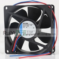 Ventilateur de refroidissement 8412NGL à faible bruit, haute qualité, 5V 24V 48V DC12V 45mA 0.6W AC EC 8025 80X80X25MM 8CM, convertisseur à deux fils, roulement à manchon