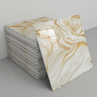 Paneles de Pared Autoadhesivos de Vinilo con Diseño de Mármol, Modernos, Impermeables, para Cocina, Baño y Sala de Estar