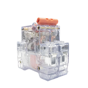 Автоматический выключатель QHB7-63 C32 2P 32A, медный, прозрачный, миниатюрный, 400В, 6кА, прочный, легкий, настраиваемый - Product Image 4