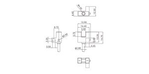 Sensor Óptico Ranurado Sense <span class=keywords><strong>RType</strong></span> SR-204NA-W, Cable de 2 Metros y 4 Hilos, Sensor Fotoeléctrico Tipo Horquilla, Tamaño Personalizable para Automatización - Product Image 3