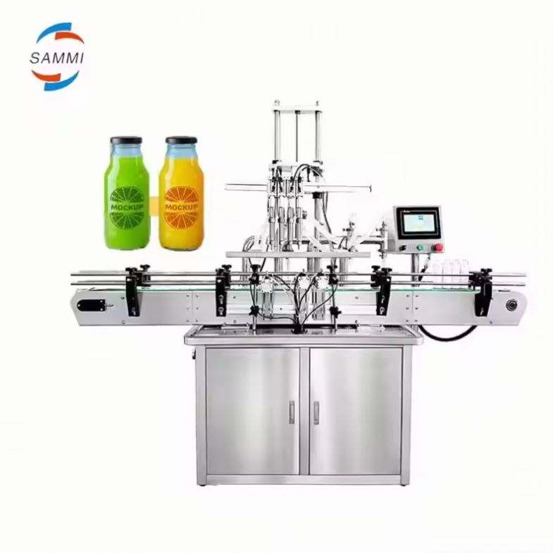 Automatic 4 Heads Piston Pump Liquid Soap Car Shampoo Wax Filling ...