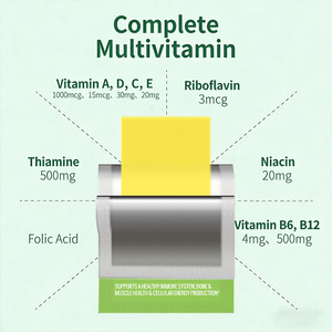 <span class=keywords><strong>Tiras</strong></span> Orales Multivitamínicas <span class=keywords><strong>de</strong></span> Disolución Rápida OEM con Sabor a Fresa para el Apoyo Inmunológico, la Salud Ósea y la Energía Celular - Product Image 2