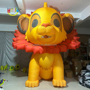 Gigante inflable película de dibujos animados Animal mascota personalizado pequeño inflable León rey - Product Image 1