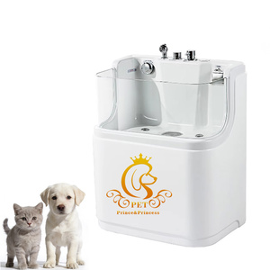 EUR PET Bañera Multifuncional de Acrílico para Mascotas R-02B con Control Táctil y Esterilización con Ozono para Salón de Spa para Mascotas - Product Image 1