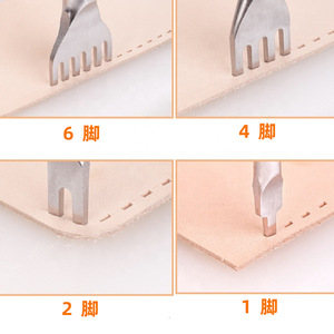ชุดเครื่องมือเจาะหนัง QY ขนาด 3 มม. ทำจากสแตนเลส สำหรับเย็บมือและงานฝีมือ - Product Image 2