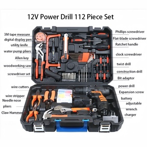 Nhà Cung Cấp Nhà Máy Bộ Dụng Cụ Điện Không Dây 16/28/35/91/102/112 Cái Bộ Dụng Cụ Điện Cầm Tay Bộ Hộp Dụng Cụ Khoan Điện - Product Image 2