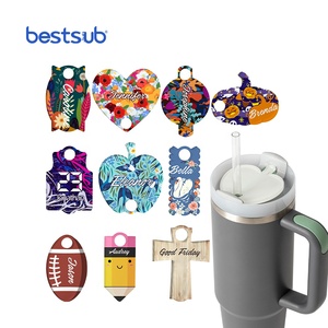 Plaques vierges pour sublimation, personnalisables, <span class=keywords><strong>cadeau</strong></span> sur mesure, <span class=keywords><strong>étiquette</strong></span> nominative traditionnelle en métal et acrylique pour gobelets de 40 oz, couvercle supérieur pivotant réutilisable - Product Image 2