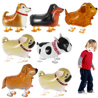 Ballons gonflables animaux marcheurs mignons en aluminium pour enfants, décorations de fête prénatale et d'anniversaire, fournitures de fête, ballons animaux marcheurs