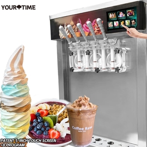 Yourtime 3 buses congelées daiquiris combo crème glacée molle congelée ACAI maquina de helado suave - Product Image 1