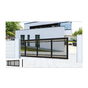 Portes d'entrée en aluminium personnalisées de haute qualité Porte coulissante d'allée automatique pour jardin - Product Image 4