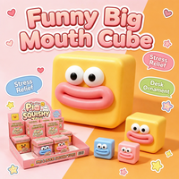 Jouet Squishy Guimauve en TPR, Bloc de Construction Réaliste Anti-Stress pour Enfants de 14 Ans et Plus, Emballage Boîte