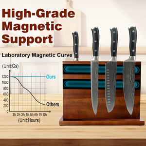 Support magnétique multifonctionnel pour couteaux de cuisine avec rangement intégré - Product Image 5