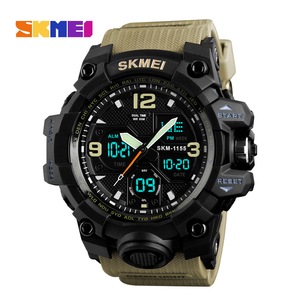 Reloj Deportivo Digital Analógico DFS07, Resistente al Agua, Luminoso, con Alarma, Económico, Color Negro para Hombre - Product Image 3