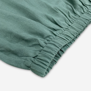 Completo Estivo Casual da <span class=keywords><strong>Donna</strong></span> in Due Pezzi: <span class=keywords><strong>Pantaloni</strong></span> <span class=keywords><strong>Larghi</strong></span> e Top Corto, Outfit Comodo e Traspirante in <span class=keywords><strong>Lino</strong></span>/Viscosa per Vacanze e Viaggi - Product Image 4