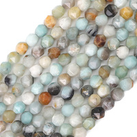 Perles en pierre d'aventurine verte taillées en cristal, facettées, 8mm/10mm, pour la fabrication de bijoux, vente en gros