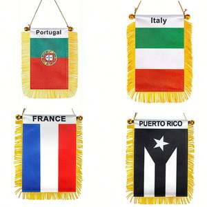 Drapeaux miniatures en polyester imprimés numériquement personnalisables pour les sports et les jeux, durables, à séchage rapide, écologiques, couleurs vibrantes - Product Image 4