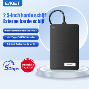 EAGET CG10-8 Disco Rigido Esterno Portatile con Logo Personalizzato OEM, Guscio in ABS, Disco Duro Externo <span class=keywords><strong>HDD</strong></span> per Laptop e PC - Product Image 3