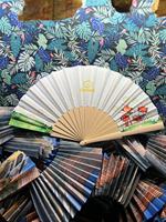 Éventail Japonais Blanc Personnalisé pour Mariage, Bricolage et Logo Imprimé, Portable à Main, en Papier Vierge