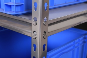 5 Lớp 800lbs Kho Đen 200Kg Kệ Chứa Nhà Để Xe Không Boltless Z Beam Kệ Không Boltless - Product Image 4