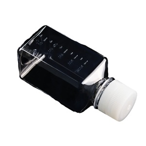 Botella de Cultivo Cuadrada ODM de 250 ml, Graduada, de Alta Transmitancia de Luz, Botella de Reactivo de Laboratorio - Product Image 5
