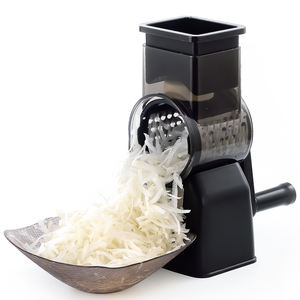 Groothandel Roterende Multifunctionele Groentetrommelsnijder Met 3 Roestvrijstalen Bladen Voor Keuken - Product Image 5