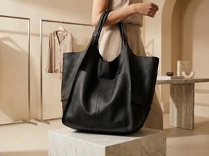 Premium Quality Genuine <b>Leather</b> Tote <b>Bag</b> for Women with Spacious Design and Elegant Office Look Available For Sale - Product Image 4