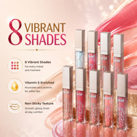Gloss à lèvres Flower Secret Mirror Shine, effet brillant, 12 heures de tenue, effet repulpant 3D, nourrissant et réparateur, 4 ml, OEM/ODM disponible, recrutement de marques