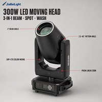 Projecteur LED puissant pleine couleur 300W à tête mobile avec effet de poursuite RGB pour éclairage de scène de club, concert, événement, spectacle