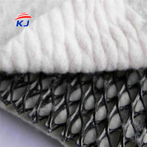 Almohadilla de drenaje compuesta tipo W, malla de polipropileno, material de geoneta de drenaje tridimensional, línea de producción. - Product Image 6