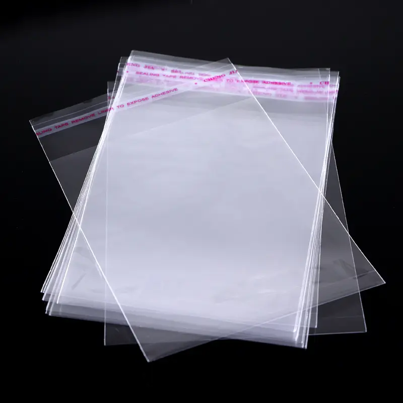 Bon marché Prix de haute qualité Opp plastique transparent auto-adhésif clair Cellophane sac