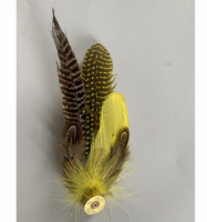 Épingle de chapeau personnalisée en forme de coq avec garniture de plumes pour artisanat DIY, chapeau de cowboy, chapeau Fedora, accessoire de coiffure pour homme