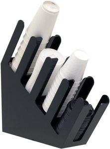 Distributeur de gobelets et de couvercles en métal réglable, porte-gobelets pour la vaisselle, pour l'utilisation de boissons - Product Image 3