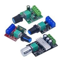 Contrôleur de vitesse de moteur PWM DC 1.8V-35V 2A 3A 5A 10A 30W 80W 90W, module de commande réglable basse tension