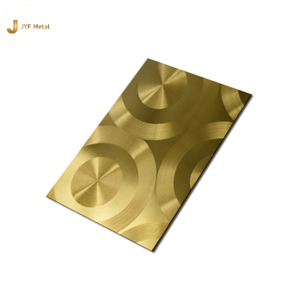 Placa Decorativa de Acero Inoxidable EX295 304 316 Color Dorado, Lámina de Espejo con Servicios de Doblado y Corte para Pared/Techo de Ascensor - Product Image 3