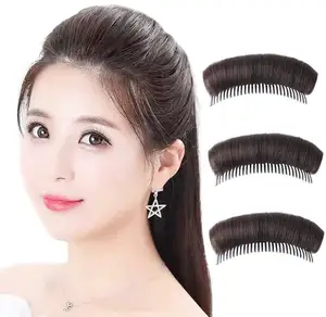 Hair Bun Invisible False Clip Bump It Up Volume Hair Base Fluffy Hair Pad Styling Insert Tool Volume Increased Pads