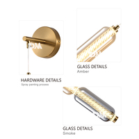 Lampe murale LED suspendue moderne de luxe pour couloir long, design intérieur, éclairage de salon, villa, hôtel - Grande Vente