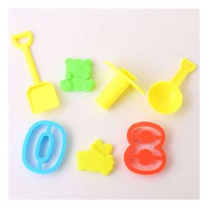 TOYSRUNNER Friendly Cooperation Non Toxic Slaim <b>Set</b> 12 Colors Clay Pack Tools Roller Machine Kids Plastic Container - Product Image 2