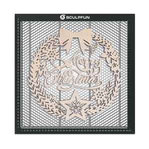 SCULPFUN Table de travail en nid d'abeille pour graveur <span class=keywords><strong>Laser</strong></span> CO2 gravure découpeuse 400x400x22mm - Product Image 2