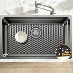 <span class=keywords><strong>Tapis</strong></span> de cuisine en silicone pour évier, anti-rayures, multifonctionnel, non poreux, antidérapant - Product Image 1