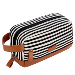 Sac de maquillage/sac de rangement en toile patchwork, sac à main pour maquilleuse professionnelle, sac de voyage grande capacité pour femme - Product Image 1