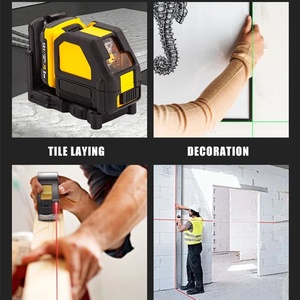 공장 공급 360 ° 셀프 레벨링 로터리 실내/실외 레이저 레벨 2 라인 수평 수직 산업용 그린빔 - Product Image 5