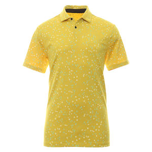 Polo de vêtements de golf formel compressé à séchage rapide personnalisé pour hommes, polo de golf à manches courtes, chemises à col solide - Product Image 6