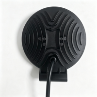 Lampe de travail LED ronde et fine de 4,5 pouces, 27W, 6000K, étanche IP67, 12-48V, lampe auxiliaire de conduite, tout-terrain, voiture, camion, chariot élévateur, machinerie