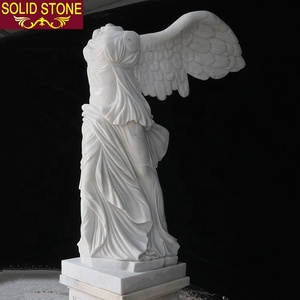 Statue de la <span class=keywords><strong>Victoire</strong></span> de <span class=keywords><strong>Samothrace</strong></span> sculptée à la main pour l'extérieur et le jardin. - Product Image 3