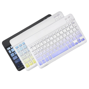 Teclado portátil ultradelgado Teclado inalámbrico Teclado Bluetooth recargable para computadora portátil Tablet Smartphone - Product Image 6