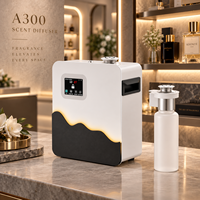 Diffuseur d'arômes sans eau A300 commercial 500 ml, machine à parfum intelligente murale avec écran LCD TFT pour hôtel et bureau
