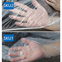 Housses de voiture jetables transparentes PE de haute qualité anti-poussière et étanche 20pcs Pack